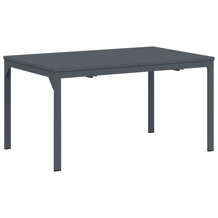 Set de masă pentru grădină 9 pcs Antracit Oțel - WALTI WALTI