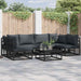 Set de canapele pentru grădină 7 pcs Negru 70 x 70 x 32 cm - WALTI WALTI