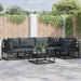 Set de canapele pentru grădină 6 pcs Negru 70 x 70 x 32 cm - WALTI WALTI