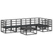 Set de canapele pentru grădină 6 pcs Negru 70 x 70 x 32 cm - WALTI WALTI