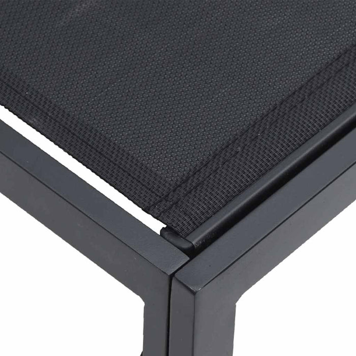 Set de canapele pentru grădină 9 pcs Negru 353 x 353 x 71 cm - WALTI WALTI