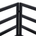 Set de canapele pentru grădină 9 pcs Negru 353 x 353 x 71 cm - WALTI WALTI