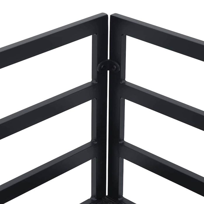 Set de canapele pentru grădină cu pernă 12 pcs Negru Aluminiu - WALTI WALTI