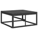 Set de canapele pentru grădină cu pernă 12 pcs Negru Aluminiu - WALTI WALTI