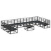 Set de canapele pentru grădină 11 pcs Negru 70 x 70 x 32 cm - WALTI WALTI