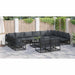 Set de canapele pentru grădină 13 pcs Negru 70 x 70 x 32 cm - WALTI WALTI
