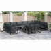 Set de canapele pentru grădină 13 pcs Negru 70 x 70 x 32 cm - WALTI WALTI