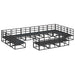 Set de canapele pentru grădină 13 pcs Negru 423 x 211.5 x 71 cm - WALTI WALTI
