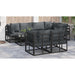 Set de canapele pentru grădină 7 pcs Negru 283 x 143 x 71 cm - WALTI WALTI