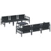 Set de canapele pentru grădină cu pernă cu pernă 7 pcs Antracit - WALTI WALTI