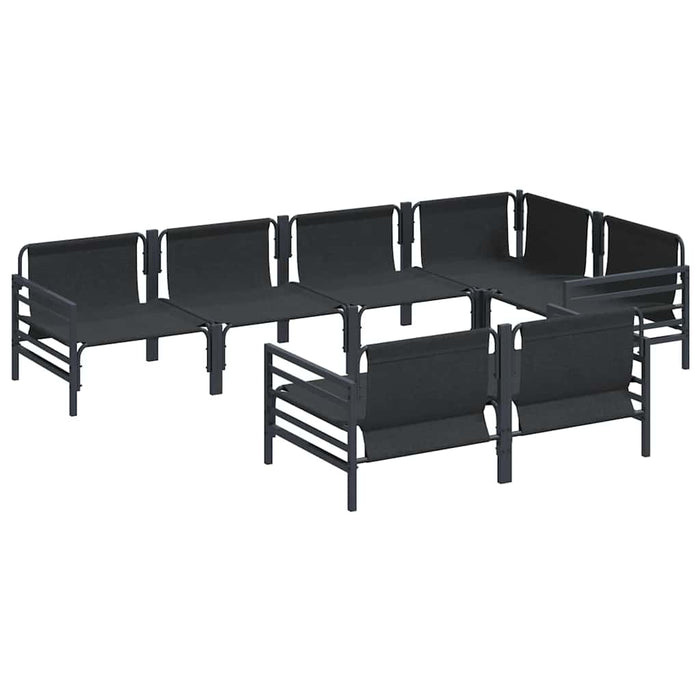 Set de canapele pentru grădină 7 pcs Antracit 320 x 160 x 71 cm - WALTI WALTI