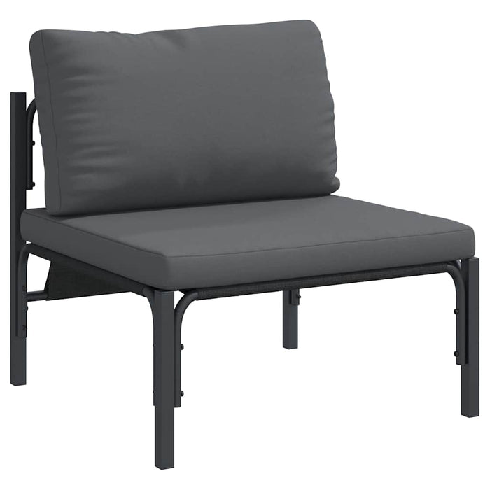 Set de canapele pentru grădină 3 pcs Antracit Oțel - WALTI WALTI