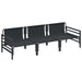 Set de canapele pentru grădină 3 pcs Antracit Oțel - WALTI WALTI