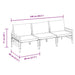 Set de canapele pentru grădină 3 pcs Antracit Oțel - WALTI WALTI