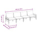 Set de canapele pentru grădină 4 pcs Antracit Oţel - WALTI WALTI