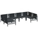Set de canapele pentru grădină 6 pcs Antracit Oţel - WALTI WALTI
