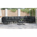 Set de canapele pentru grădină 7 pcs Antracit Oțel - WALTI WALTI