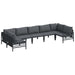 Set de canapele pentru grădină 7 pcs Antracit Oțel - WALTI WALTI