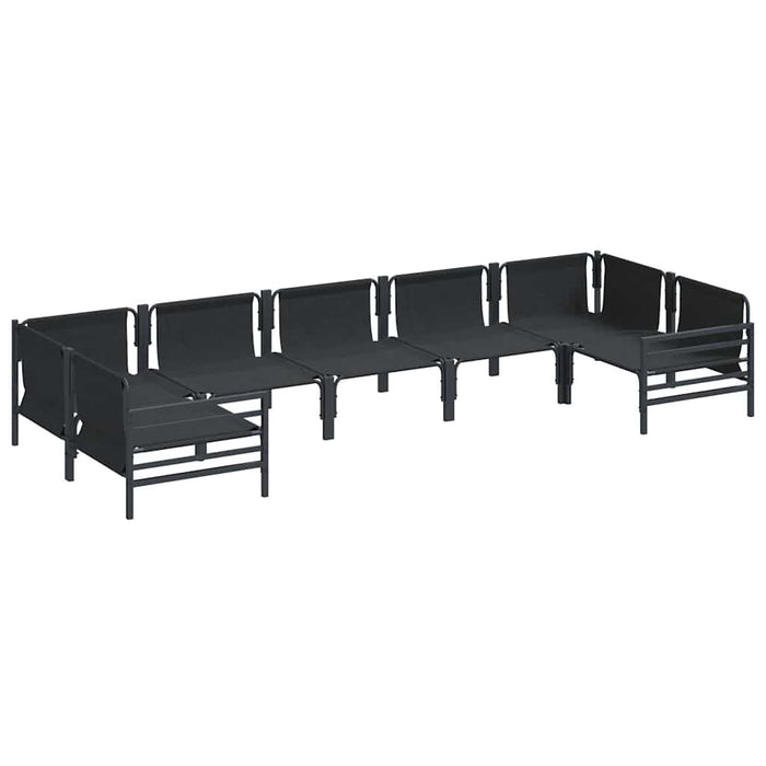 Set de canapele pentru grădină 7 pcs Antracit Oțel - WALTI WALTI