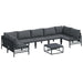 Set de canapele pentru grădină 8 pcs Antracit Oțel - WALTI WALTI