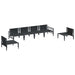 Set de canapele pentru grădină 6 pcs Antracit Oţel - WALTI WALTI