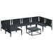 Set de canapele pentru grădină 7 pcs Antracit Oțel - WALTI WALTI