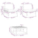 Set de canapele pentru grădină 8 pcs Antracit Oțel - WALTI WALTI