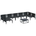 Set de canapele pentru grădină 8 pcs Antracit Oțel - WALTI WALTI