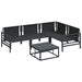 Set de canapele pentru grădină 6 pcs Antracit Oţel - WALTI WALTI