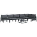 Set de canapele pentru grădină 7 pcs Antracit Oțel - WALTI WALTI
