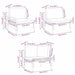 Set de canapele pentru grădină 7 pcs Antracit Oțel - WALTI WALTI