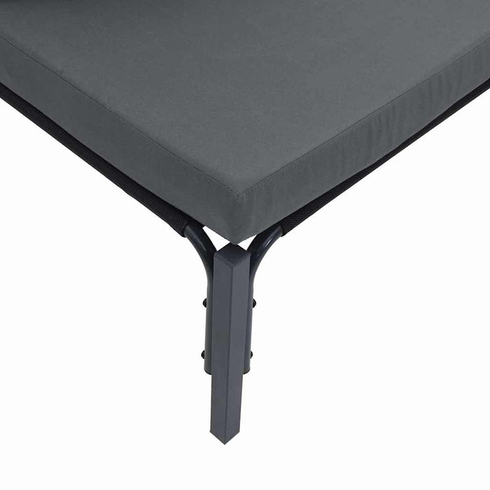 Set de canapele pentru grădină 9 pcs Antracit Oțel - WALTI WALTI