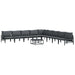 Set de canapele pentru grădină 10 pcs Antracit Oțel - WALTI WALTI