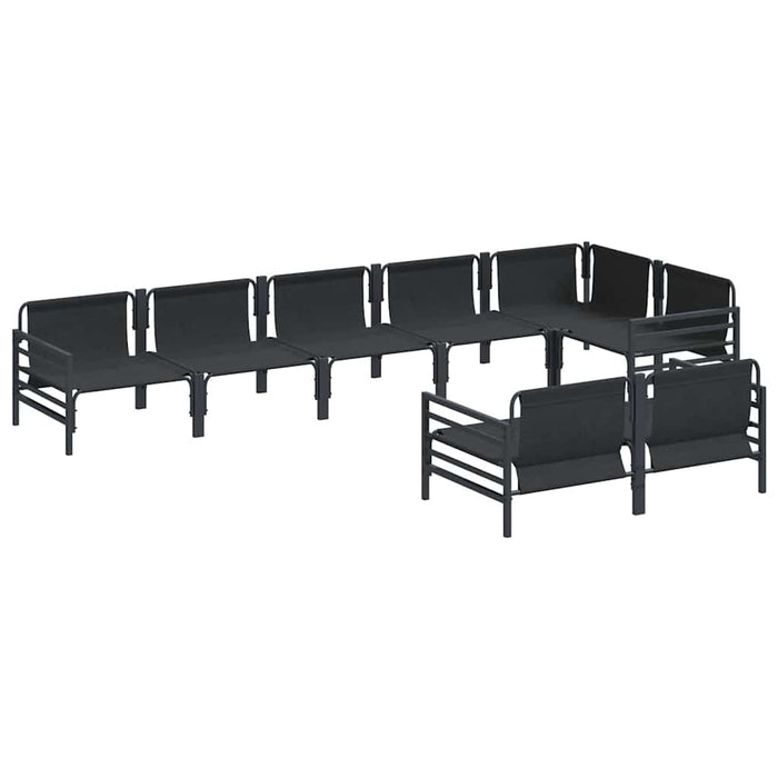 Set de canapele pentru grădină 8 pcs Antracit Oțel - WALTI WALTI