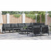 Set de canapele pentru grădină 9 pcs Antracit Oțel - WALTI WALTI