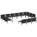 Set de canapele pentru grădină 13 pcs Antracit Oțel - WALTI WALTI