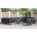 Set de canapele pentru grădină 13 pcs Antracit Oțel - WALTI WALTI