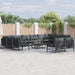 Set de canapele pentru grădină 13 pcs Antracit Oțel - WALTI WALTI