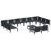 Set de canapele pentru grădină 13 pcs Antracit Oțel - WALTI WALTI
