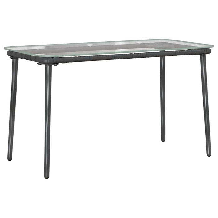 Set de Mobilier pentru Grădină cu pernă 4 pcs Negru, Antracit - WALTI WALTI