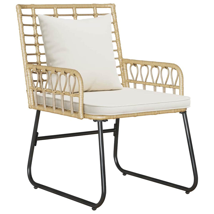 Set de Mobilier pentru Grădină cu pernă 4 pcs Negru, Antracit - WALTI WALTI