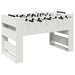 Mază de Fotbal 2 pcs Alb 146,5 x 74 x 85 cm Lemn compozit - WALTI WALTI