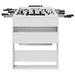 Mază de Fotbal 2 pcs Alb 146,5 x 74 x 85 cm Lemn compozit - WALTI WALTI