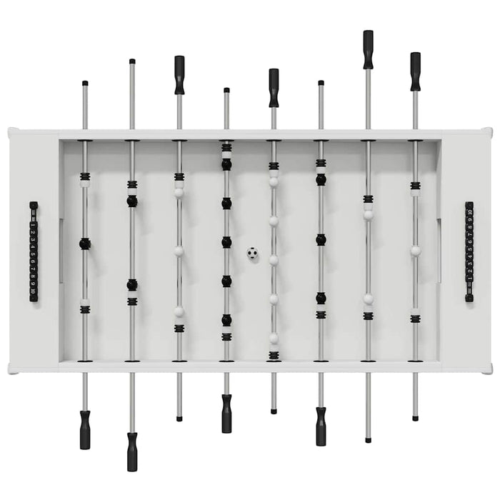 Mază de Fotbal 2 pcs Alb 146,5 x 74 x 85 cm Lemn compozit - WALTI WALTI