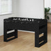 Mază de Fotbal 2 pcs Stejar Negru 146,5 x 74 x 85 cm - WALTI WALTI
