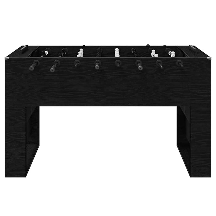 Mază de Fotbal 2 pcs Stejar Negru 146,5 x 74 x 85 cm - WALTI WALTI