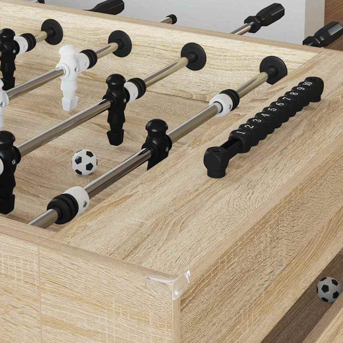 Mază de Fotbal 2 pcs Stejar Sonoma 146,5 x 74 x 85 cm - WALTI WALTI