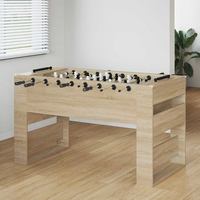 Mază de Fotbal 2 pcs Stejar Sonoma 146,5 x 74 x 85 cm - WALTI WALTI