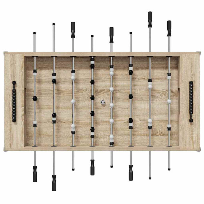 Mază de Fotbal 2 pcs Stejar Sonoma 146,5 x 74 x 85 cm - WALTI WALTI