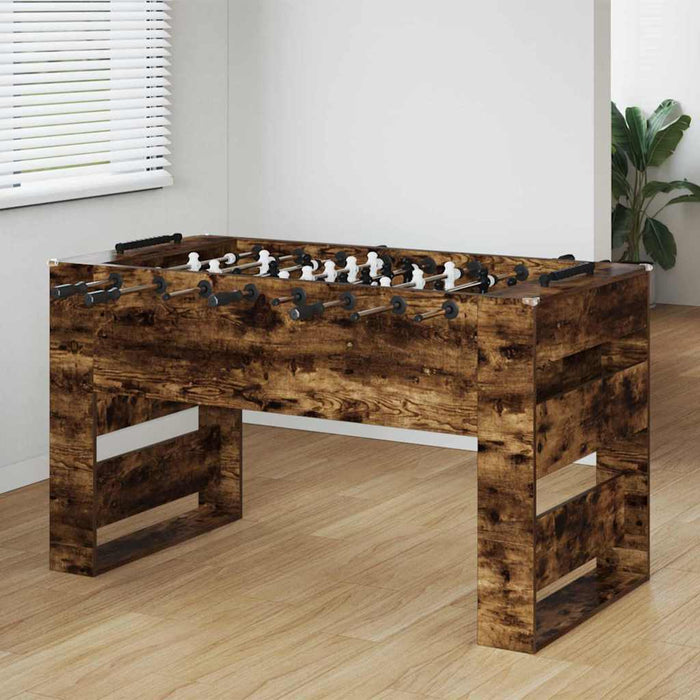Mază de Fotbal 2 pcs Stejar fumuriu 146,5 x 74 x 85 cm - WALTI WALTI